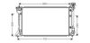 ASHUKI T554-06 Radiator, engine cooling